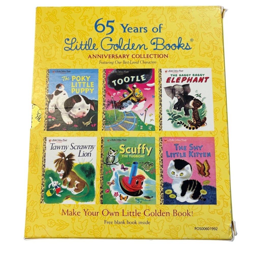 65 Years Of Little Golden Books Anniversary Collection Featuring Beloved Charact